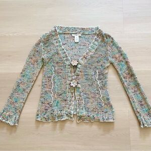 Vertigo Paris Multicolor Knit Cardigan sweater S